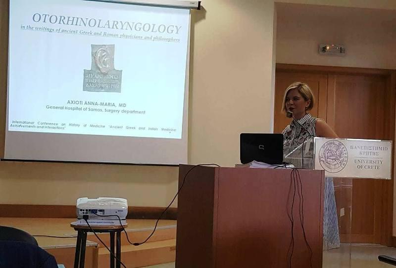 Η κα.Αξιώτη σε ημερίδα στην Ιατρική σχολή στο Ηράκλειο Κρήτης -Ιούνιος 2017