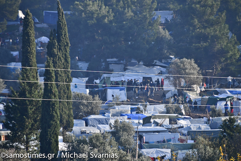 samostimes Riots migrant camp on Samos 11 αντιγραφο
