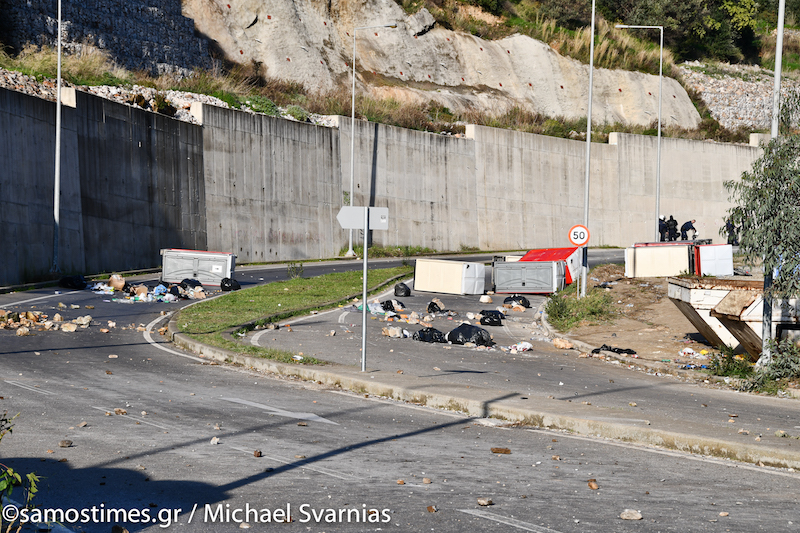 samostimes Riots migrant camp on Samos 22 αντιγραφο