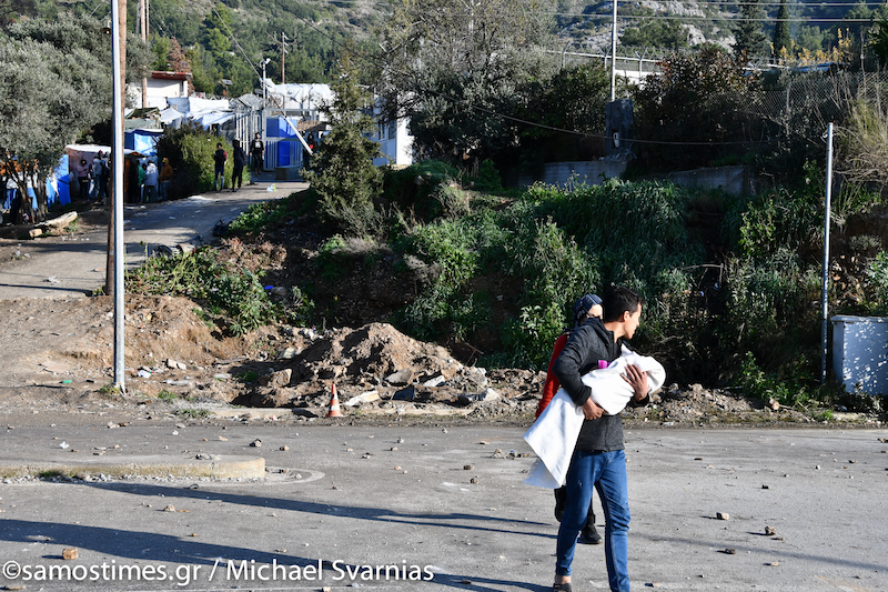 samostimes Riots migrant camp on Samos 24 αντιγραφο