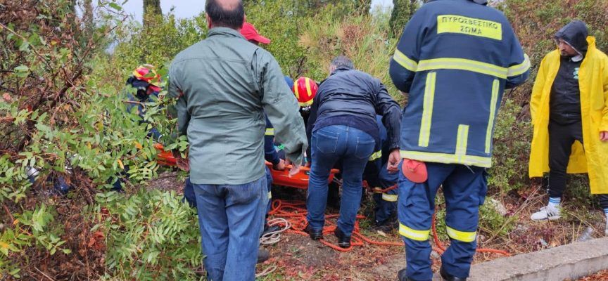 Τροχαίο ατύχημα στην επαρχιακή Εθνική οδό Σάμου - Καρλοβάσου