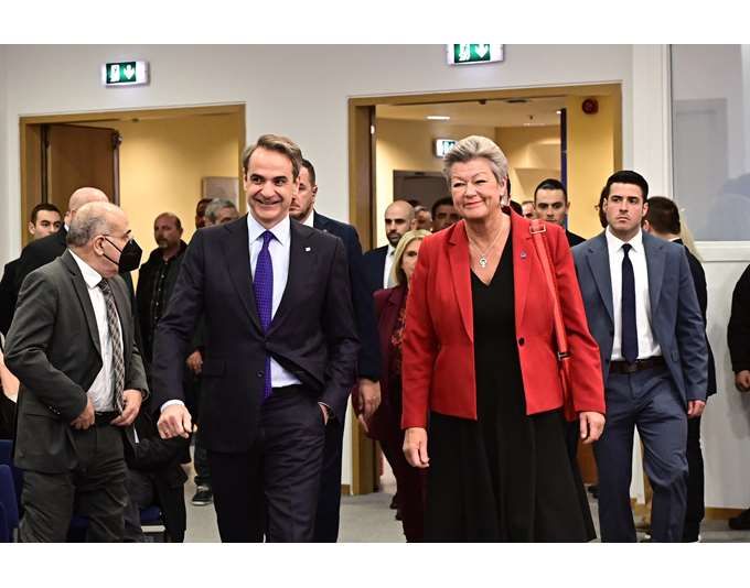 Συμμετοχή δημάρχου Αν.Σάμου σε ενημερωτική συνάντηση υπό τον Πρωθυπουργό κ. Κυριάκο Μητσοτάκη και παρουσία της Επιτρόπου Εσωτερικών Υποθέσεων Ylva Johansson