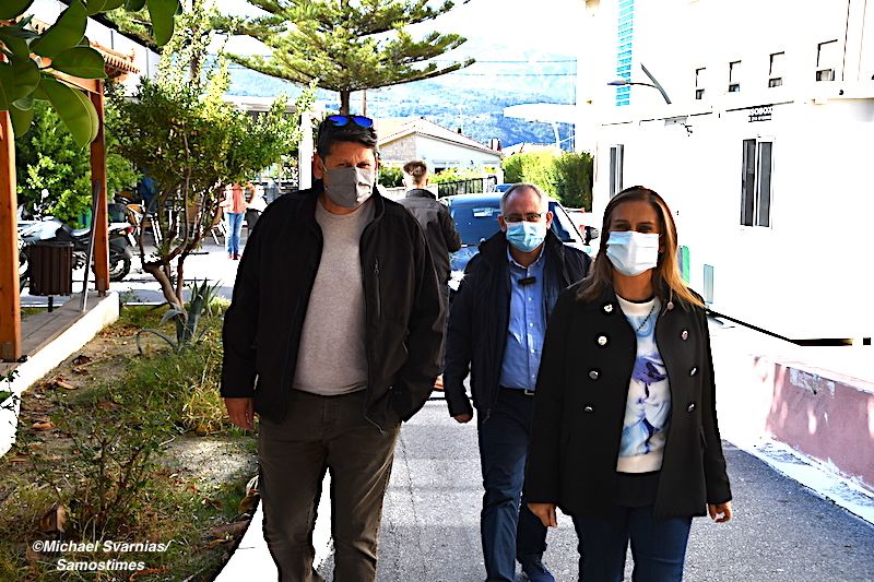 Επίσκεψη υφ Υγείας Ζωής Ράπτη στη Σάμο